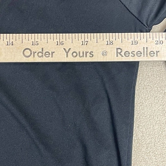 Gold's Gym Shirt Adult Medium Black Mock Neck Logo Long Sleeve Performance Women - Picture 4 of 10